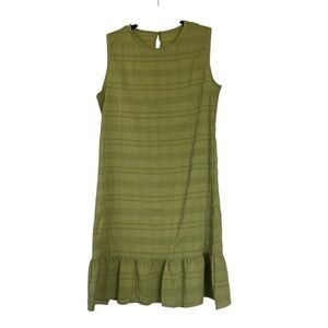 Elegant Green Sleeveless Dress
